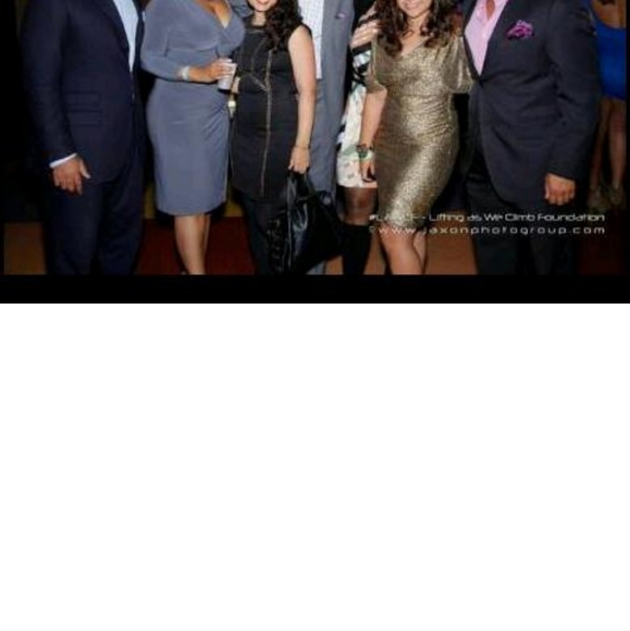 Black and Gold Dress - Picture 4 of 5